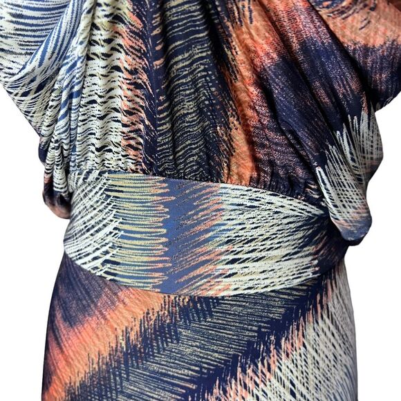 Veronica M Womens Maxi Dress Strapless Solana Multicolor Blouson Size XS - Picture 4 of 10